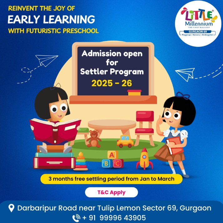 Social media ads for preschool