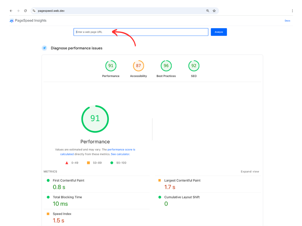 website optimization