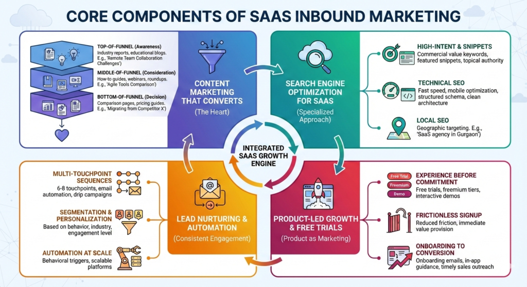 Core Components of SaaS Inbound Marketing